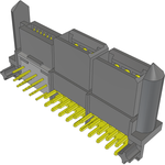 Conn Extreme LPH Power Socket Assembly SKT 4Power/16Signal POS 2.5mm/1.27mm Solder RA Side Entry Thru-Hole PowerStrip™ Tray
