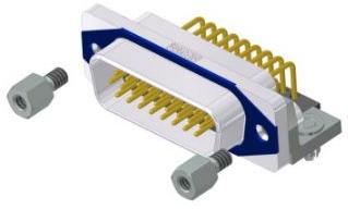 CONEC-15-007653 Steckverbinder, D-Sub Conn D-Sub M 26 POS 2.28mm Solder RA Thru-Hole 26 Terminal 1 Port