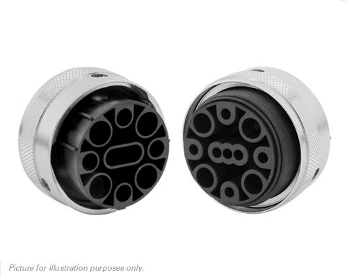 SOURIAU-UTG62411SN 圆形连接器 UTG provides the complete answer to the need for economical lightweight and robust metal coupling