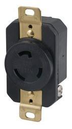 Marinco-205R 电源连接器 Conn Power RCP 2Power/1Ground POS Screw ST Panel Mount 3 Terminal 1 Port