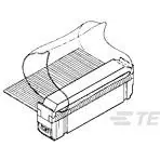 TE Connectivity-5088450-1 Connector Accessories Connector Accessories Pull Tab Straight Polyvinyl Chloride Natural Gold/Palladium Nickel Package