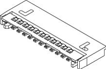 Molex-5016283591 FFC-FPC 连接器 Conn FPC Connector SKT 35 POS 0.3mm Solder RA SMD Easy-On™ T/R