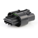 Conn Housing RCP 6 POS 1.8mm Crimp ST Cable Mount Black Tray