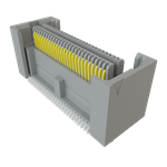 Conn Micro High Speed Socket Strip SKT 52 POS 0.635mm Solder ST Top Entry SMD Q2™ Tray