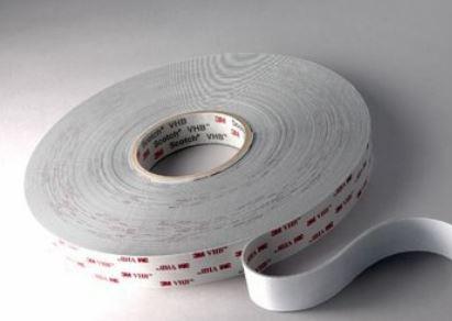 3M-4955  (1/2X36) Bänder und Klebebänder Tapes Double Side Adhesive Acrylic Glass/Metal/Sealed Wood/Medium-High Surface Energy White Polyester Film 32.9m