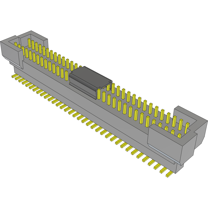 Samtec-BKT-169-05-L-V-S-P 连接器插头及 PCB 插座 Conn Shrouded Header HDR 69 POS 1mm Solder ST SMD TIGER CLAW™ Tube