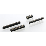 Conn SIP Socket Strip SKT 9 POS 2.54mm Solder ST SMD T/R