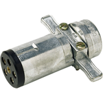 Littelfuse-1236 Steckverbinder, rund Conn Circular PL 6 POS Spring Clamp ST Panel Mount 6 Terminal 1 Port Bulk