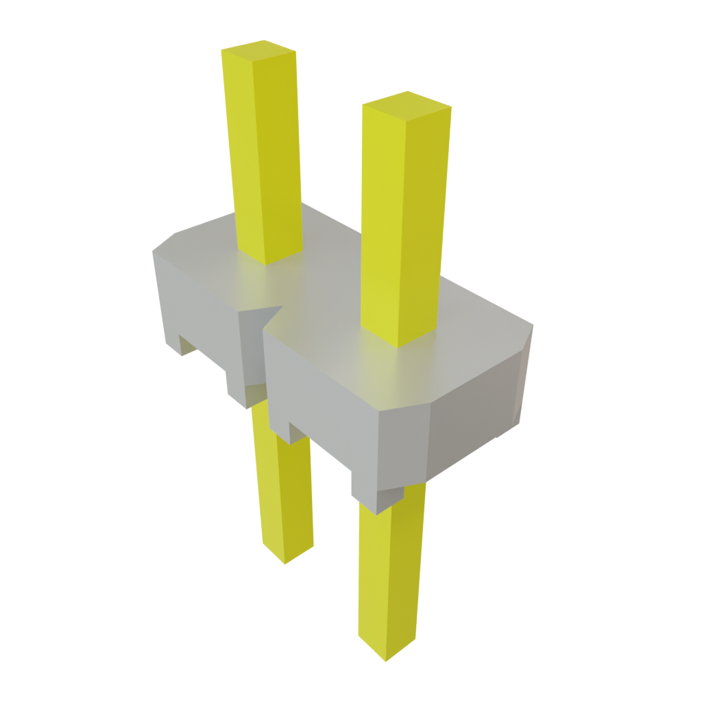 Samtec-TLW-102-05-G-S Connector Headers and PCB Receptacles Conn Unshrouded Header HDR 2 POS 2.54mm Solder ST Top Entry Thru-Hole Bulk