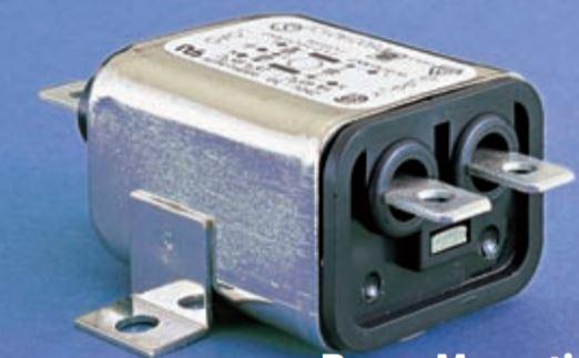 Bulgin Components PLC-PS02/A0333/63 Power Line Filters Power Line Filter Single Phase 50Hz 3A 250VAC Quick Connect Base Mount