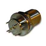 Conn Type N 0Hz to 11GHz 50Ohm Solder ST Thru-Hole RCP Gold