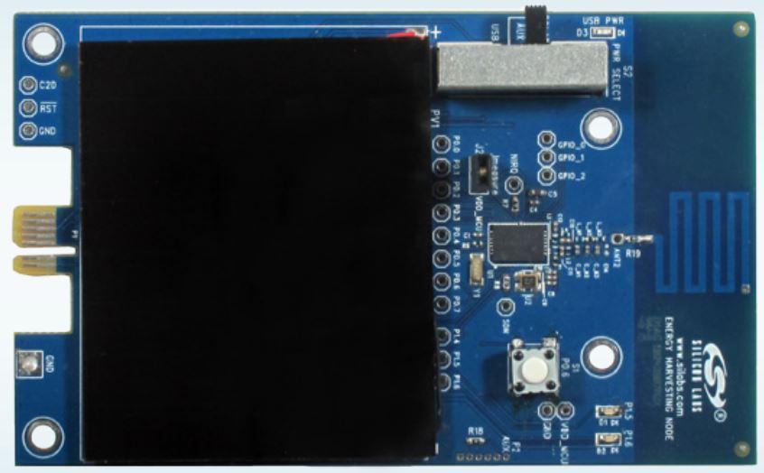 Silicon Labs-ENERGY-HARVEST-RD Kit e strumenti di sviluppo C8051F9xx/Si1xxx/Si4xxx Microcontroller/RF Transceiver Reference Design Board