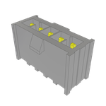 Conn Wire to Board HDR 5 POS 2.54mm Solder RA Side Entry Thru-Hole Mini Mate® Tube