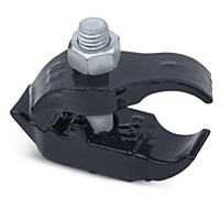 Thomas & Betts-PAR21/2-G null 2-1/2 Inch Dark Gray PVC Coated PC Beam Clamp. Material-Malleable, for Cable Protection Systems