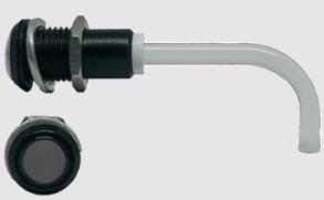 Bivar-RHD-0900-3000-F9PS67PR LED-Lichtleiter LED Light Pipe Round Right Angle Smoked Rigid Bag