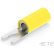 TE Connectivity-53247-2 Steckverbinderanschlüsse Spring Spade Terminal 10-12AWG Brass Yellow 26.72mm Tin T/R