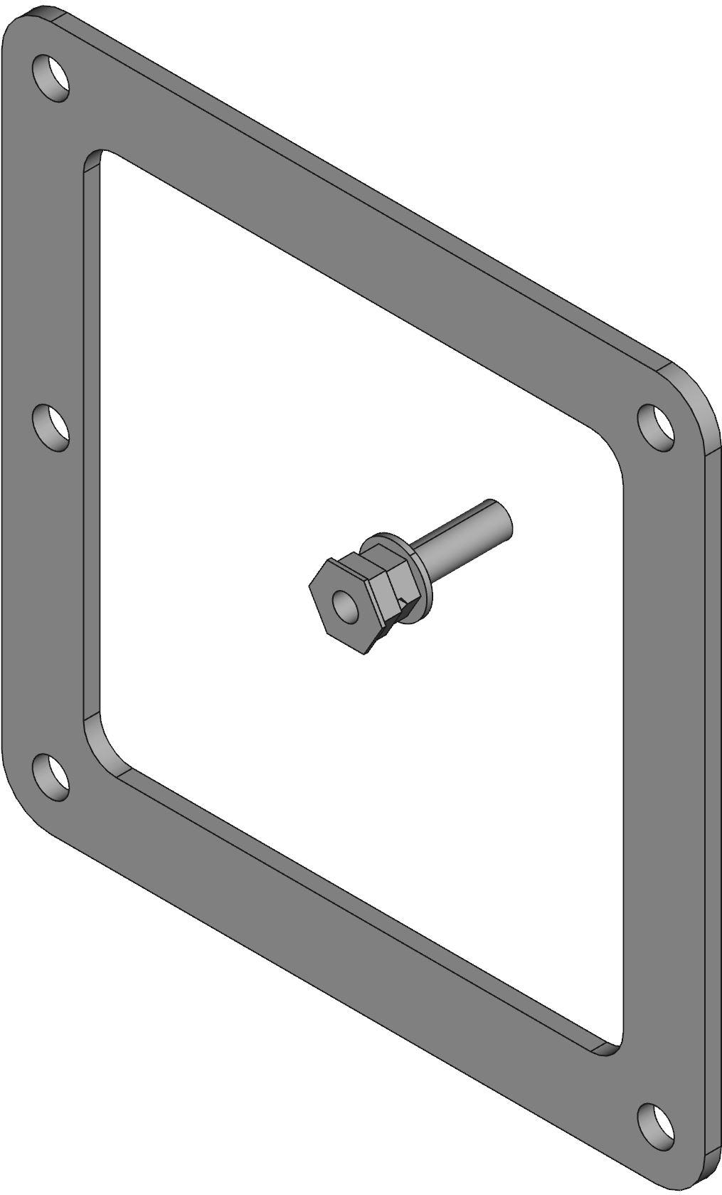 Hammond Manufacturing-1487CK Kabelzubehör Cable Accessories Box Straight