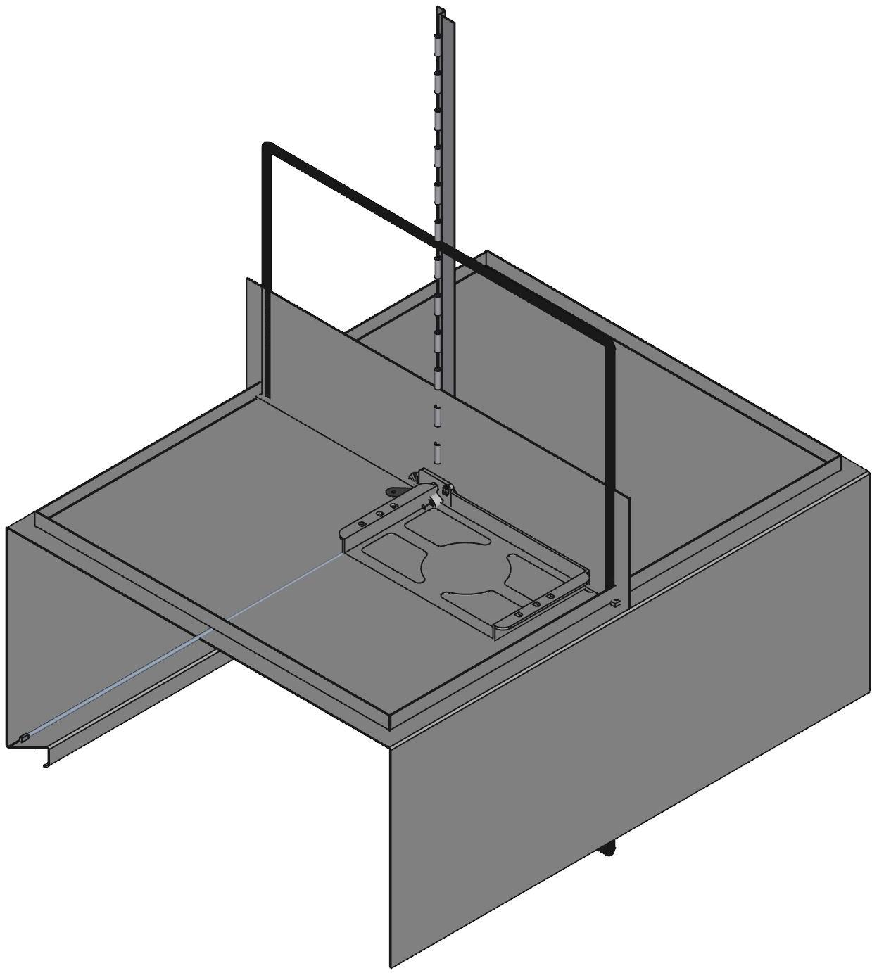 Hammond Manufacturing-HW302412GYHK Kästen, Gehäuse und Gestelle Gray Steel Wall Mount Type 4 Enclosure