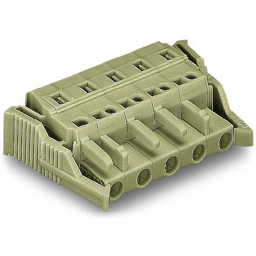 WAGO-721-203/037-000 Steckverbinder, Klemmenblöcke Conn Terminal Block F 3 POS 7.5mm Spring Clamp Cable Mount 15A Box