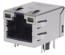Bel Fuse-P01-1CB0-01 Steckverbinder, Telefon und Telekommunikation Conn RJ-45 RCP 8 POS 1.27mm Solder RA Thru-Hole 14 Terminal 1 Port