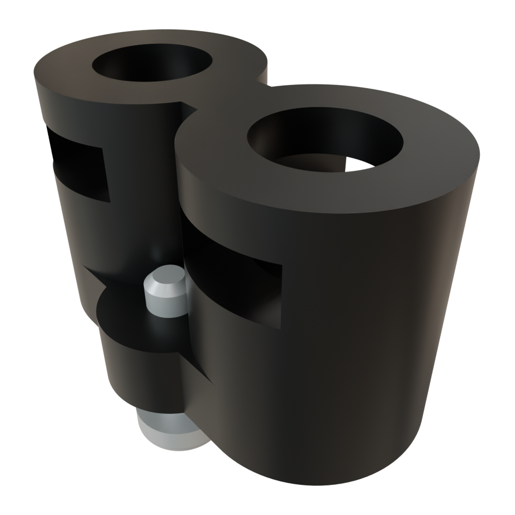 Samtec-CCH-J-02 Apparecchiature per il test elettronico dei connettori Conn Test Point F 2 POS Solder ST SMD 1 Port Bag