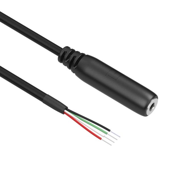Tensility International-10-03229 Audio/Video Kabelsortiment Cable Assembly Audio Round 3m 3.5mm Audio 1 POS F 28AWG