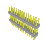 Conn Board Stacker HDR 28 POS 2mm Solder ST Top Entry Thru-Hole Bulk