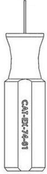 Samtec-CAT-EX-74-01 null Application Tools, Extraction Tool with Lang Release Tip