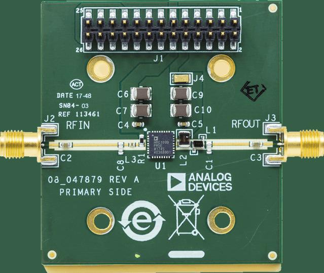 Analog Devices-EV1HMC1099PM5 RF/Drahtlos-Entwicklungsplatinen und Kits HMC1099PM5E RF Amplifier Evaluation Board