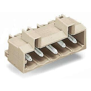WAGO-721-433/001-000 Cabezales del conector y receptáculos PCB Conn Shrouded Header (4 Sides) HDR 3 POS 5mm Solder RA Side Entry Thru-Hole Box