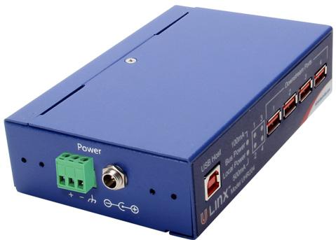 Advantech-UHR204 集线器和交换机 Hub 4 Port 480Mbps USB 1.1/USB 2.0 USB