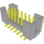 Conn Shrouded Header (3 Sides) HDR 14 POS 2.54mm Solder ST SMD Tube