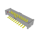 Conn Shrouded Header HDR 20 POS 2mm Solder ST SMD Tube
