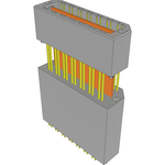 Conn High Speed Micro Plane HDR 28 POS 0.8mm Solder ST Top Entry SMD Tray