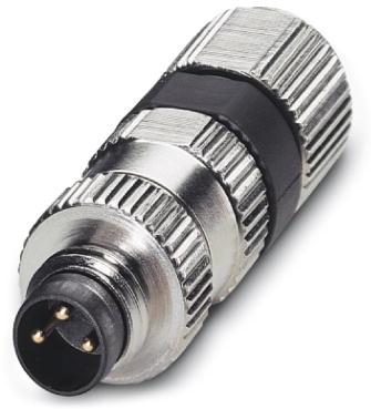 PHOENIX CONTACT-SACC-M 8MS-3PCON Sensor Accessories Connector, Universal, 3 Position