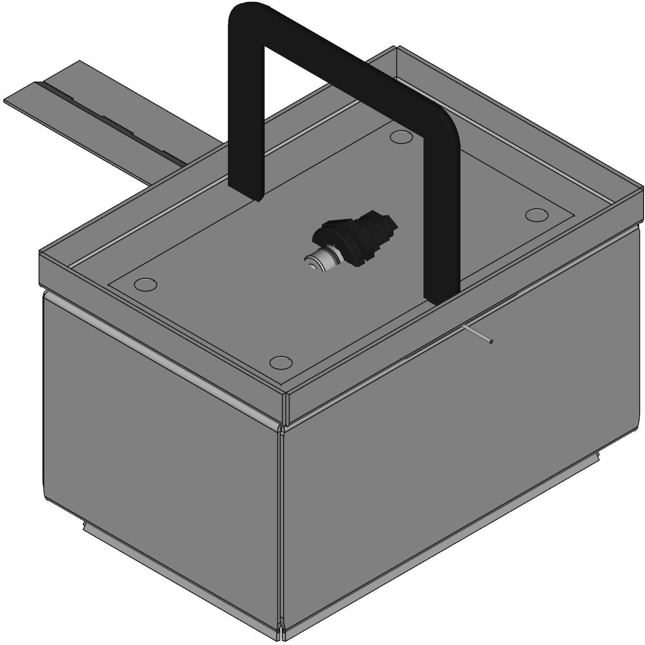 Hammond Manufacturing-EJ643 Kästen, Gehäuse und Gestelle Gray Steel Wall Mount Type 4 Junction Box
