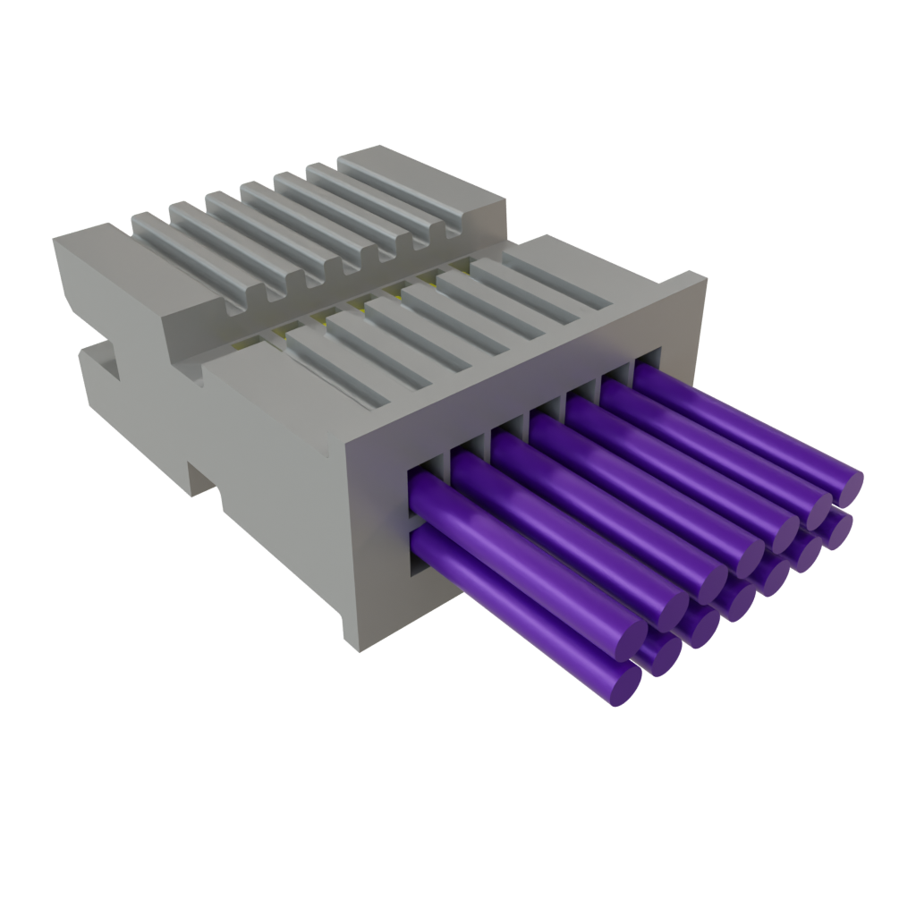 Samtec-TFSD-07-30-H-05.00-S Andere Kabelbaugruppen Cable Assembly Discrete Wire 0.127m 30AWG Terminal Strip 14 POS HDR Crimp Layer