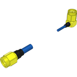 Cable Assembly Coaxial 0.1m 19AWG SMA to SMA PL-PL Solutionator Bag