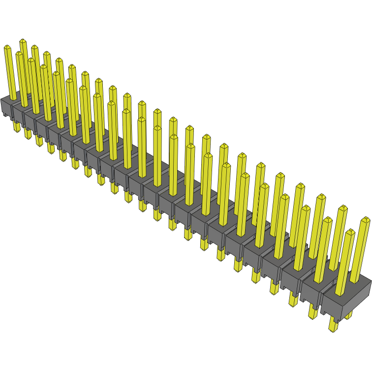 Samtec-TSW-122-14-G-D Steckverbinderleisten und Leiterplattenbuchsen Conn Unshrouded Header HDR 44 POS 2.54mm Solder ST Top Entry Thru-Hole Bulk