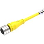 Cable Assembly Circular UL 2661 5m 22AWG M12 Circular 3 POS F