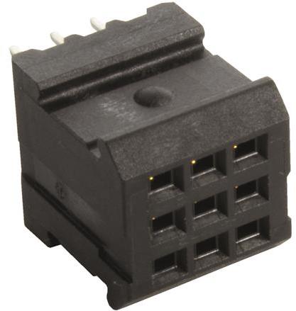 HARTING-02529091101 Steckverbinderleisten und Leiterplattenbuchsen Conn Socket Strip F 9 POS 2.54mm Solder ST Top Entry Thru-Hole