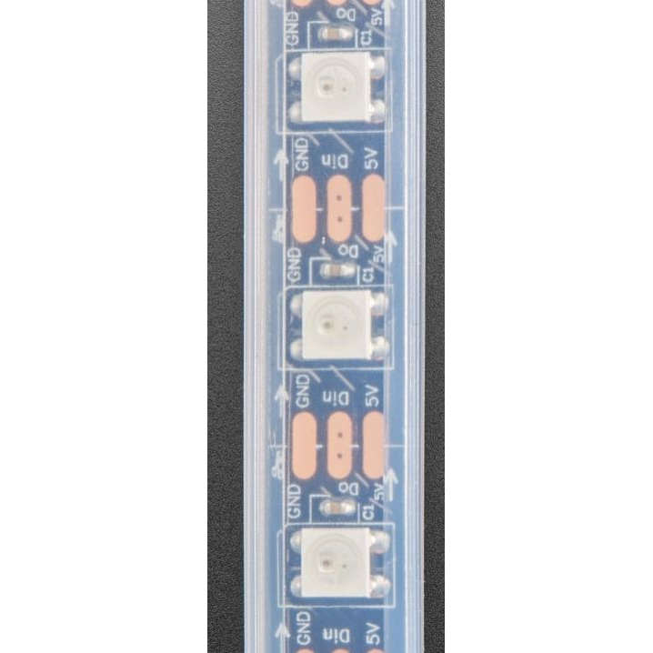 Adafruit Industries-2508 Moduli LED RGB LED STRIP - BLACK 60 LED