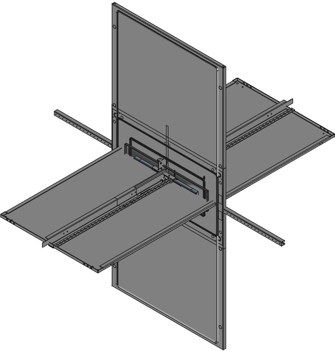 Hammond Manufacturing-HME1885 Kästen, Gehäuse und Gestelle Type 12 Mild Steel Modular Freestanding Enclosure