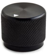 Kilo International-OEJA-90-4-6 Control Knobs Control Knob, Knurl/Round Black Arrow 15.88mm 23.37mm