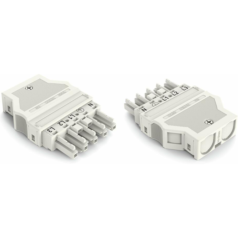 WAGO-770-325 Connector Discrete Wire Housing Socket, with Strain Relief Housing, 5-Pole