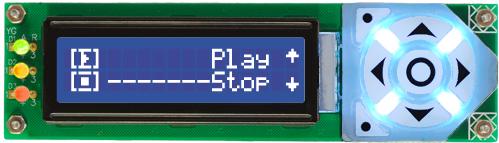 Matrix Orbital-LK162B-7T-WB LCD-Zeichenmodule Alphanumeric Liquid Crystal Display
