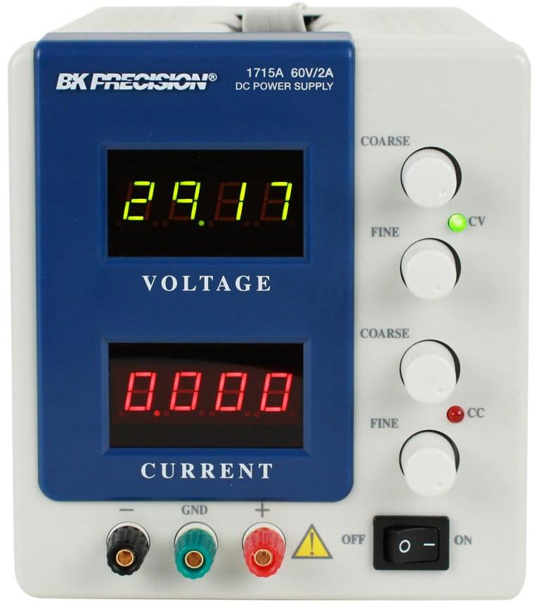 B&K Precision-1715A Bench Power Supplies 4 Digit Display DC Power supply 0-60V, 0-2A