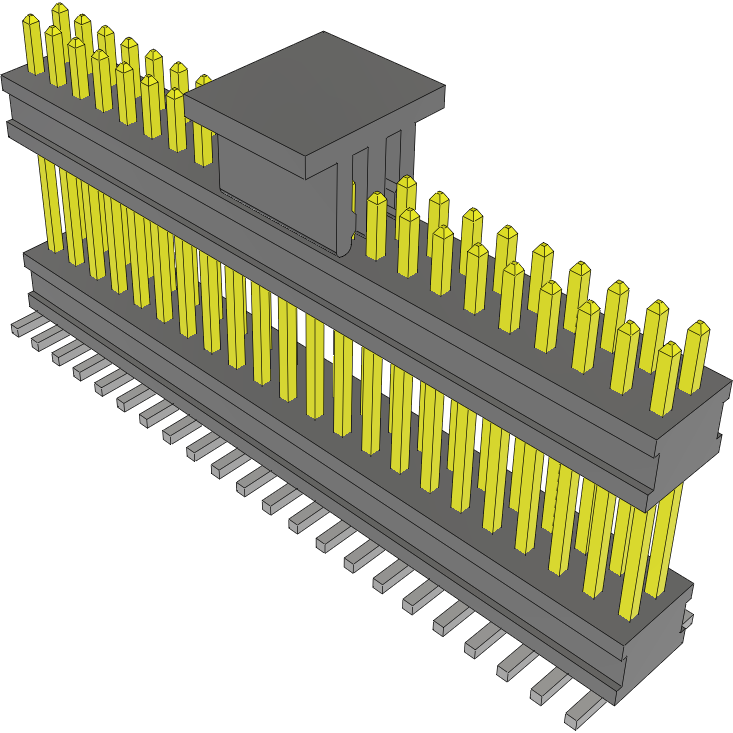 Samtec-FW-22-05-L-D-413-085-P-TR Piastre connettori e prese PCB Conn Board Stacker HDR 44 POS 1.27mm Solder ST Top Entry SMD FLEX STACK™ T/R