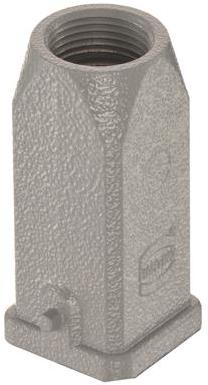 HARTING-09200031440 抽缩起动适配器 Hood 180° 3A Shell Size Powder Zinc Die Cast Single Lock Han®
