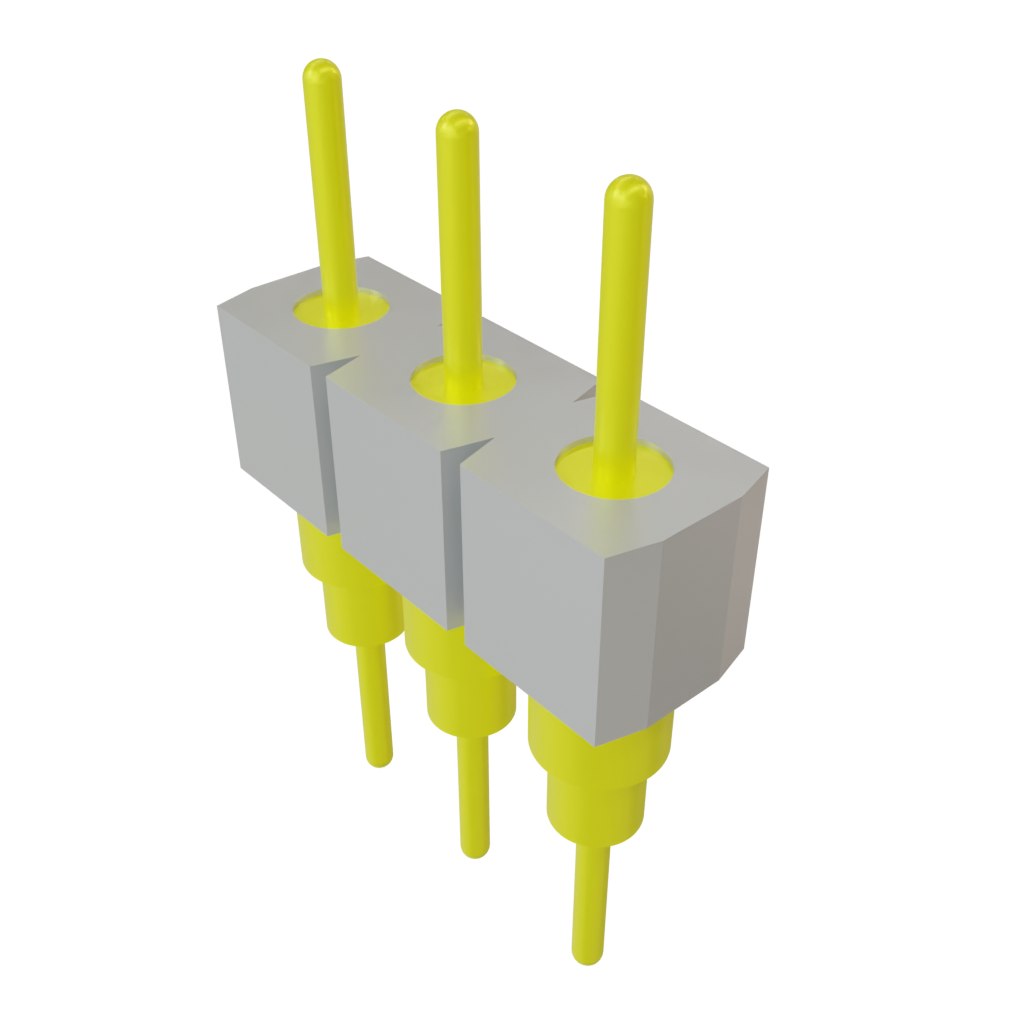 Samtec-BBS-103-T-A Embases de raccordement et réceptacles PCB Conn Unshrouded Header HDR 3 POS 2.54mm Solder ST Top Entry Thru-Hole Bulk